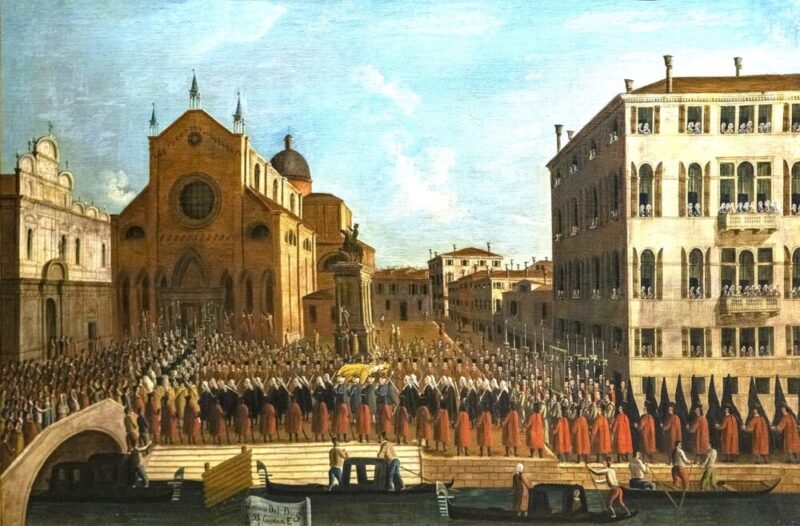 Pinacoteca Querini Stampalia - I funerali del doge ai Santi Giovanni e Paolo - Gabriele Bella
